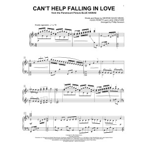 Can't Help Falling In Love (arr. Phillip Keveren)