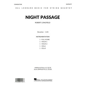 Night Passage - Conductor Score (Full Score)