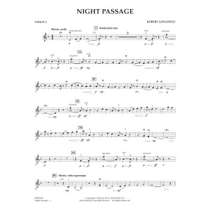 Night Passage - Violin 2