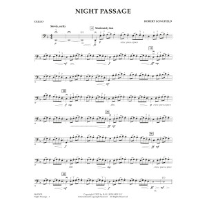 Night Passage - Cello