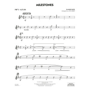 Milestones (arr. John Berry) - Part 2 - Eb Alto Sax