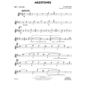 Milestones (arr. John Berry) - Part 1 - Eb Alto Sax