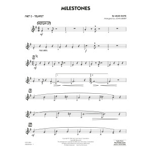Milestones (arr. John Berry) - Part 2 - Bb Trumpet
