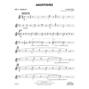 Milestones (arr. John Berry) - Part 3 - Bb Tenor Sax