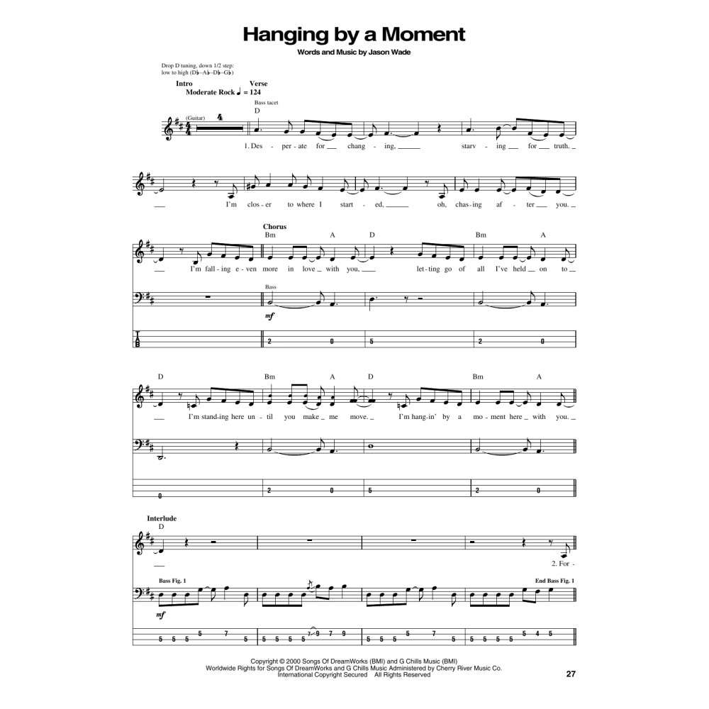 Hanging By A Moment