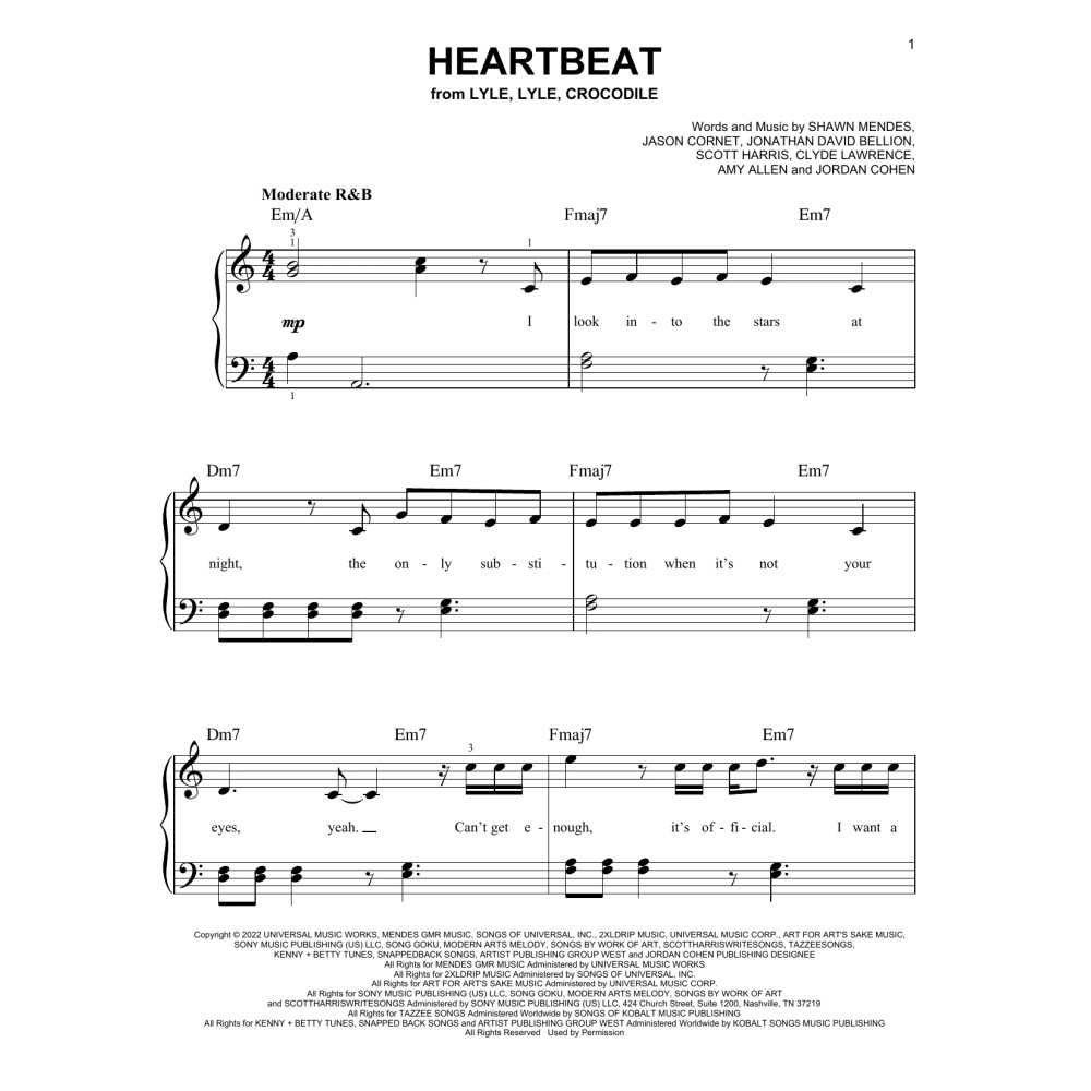 Heartbeat (from Lyle, Lyle, Crocodile)