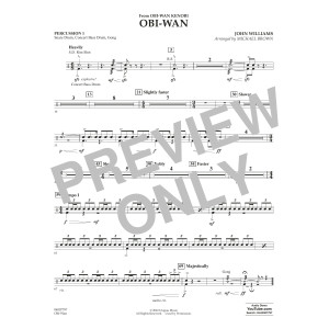 Obi-Wan (arr. Michael Brown) - Percussion 1