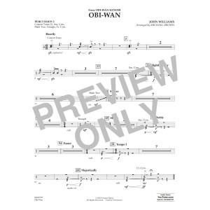 Obi-Wan (arr. Michael Brown) - Percussion 2