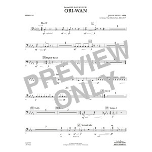Obi-Wan (arr. Michael Brown) - Timpani