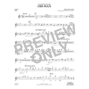 Obi-Wan (arr. Johnnie Vinson) - Pt.1 - Flute