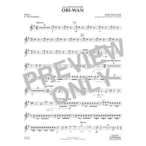 Obi-Wan (arr. Johnnie Vinson) - Pt.2 - Eb Alto Saxophone