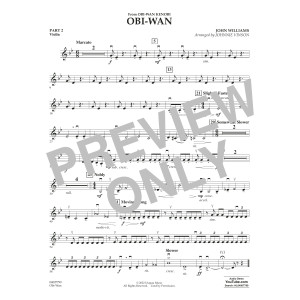 Obi-Wan (arr. Johnnie Vinson) - Pt.2 - Violin