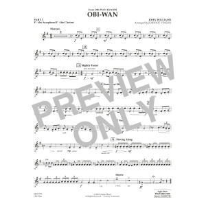 Obi-Wan (arr. Johnnie Vinson) - Pt.3 - Eb Alto Sax/Alto Clar.