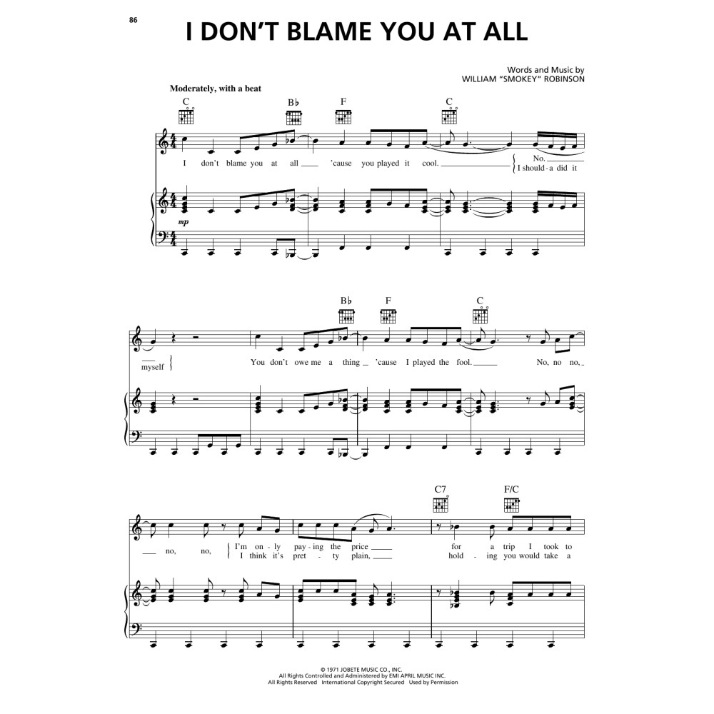 I Don't Blame You At All
