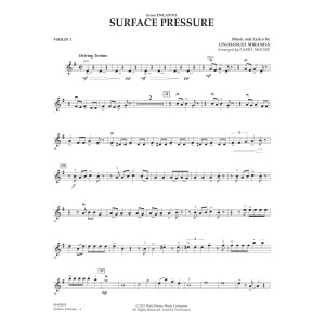 Surface Pressure (from Encanto) (arr. Larry Moore) - Violin 1