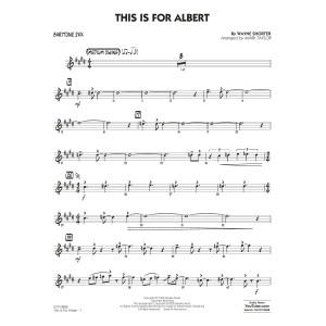 This Is For Albert (arr. Mark Taylor) - Baritone Sax