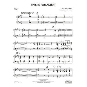 This Is For Albert (arr. Mark Taylor) - Piano