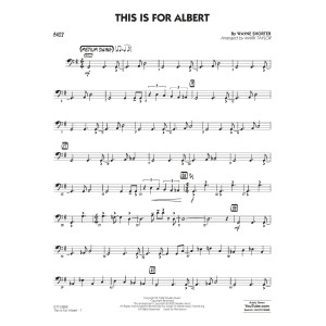This Is For Albert (arr. Mark Taylor) - Bass