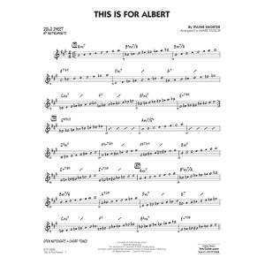 This Is For Albert (arr. Mark Taylor) - Bb Solo Sheet