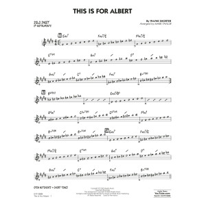 This Is For Albert (arr. Mark Taylor) - Eb Solo Sheet