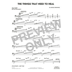 The Things That Need To Heal - Bass Clef Solo Sheet