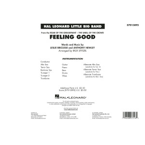 Feeling Good (arr. Rick Stitzel) - Full Score