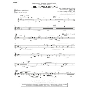 The Homecoming - Bb Clarinet 1