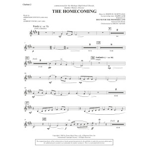 The Homecoming - Bb Clarinet 2