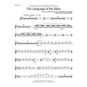 Language of the Stars (Full Orchestra) - Flute 2