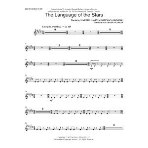 Language of the Stars (Full Orchestra) - Bb Clarinet 2