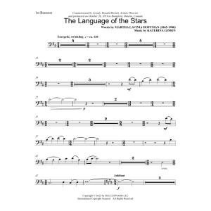 Language of the Stars (Full Orchestra) - Bassoon 1