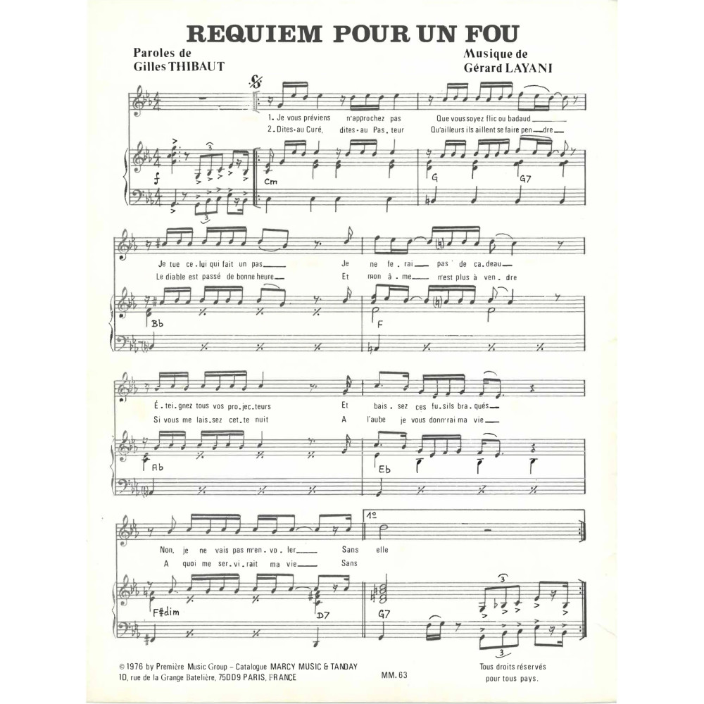 Requiem Pour Un Fou