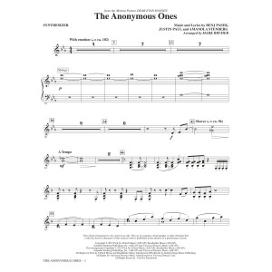 The Anonymous Ones (from Dear Evan Hansen) (arr. Mark Brymer) - Synthesizer