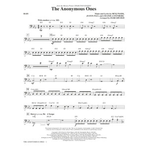 The Anonymous Ones (from Dear Evan Hansen) (arr. Mark Brymer) - Bass