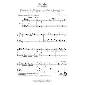 Jubilate Deo (arr. John Leavitt)