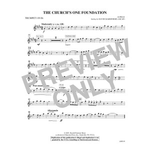 The Church's One Foundation (arr. David Giardiniere) - Bb Trumpet 1