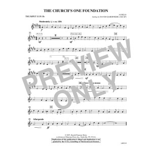 The Church's One Foundation (arr. David Giardiniere) - Bb Trumpet 2