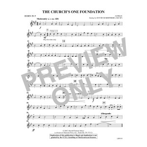 The Church's One Foundation (arr. David Giardiniere) - F Horn
