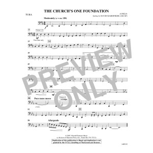 The Church's One Foundation (arr. David Giardiniere) - Tuba