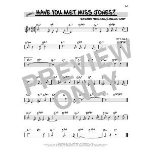 Have You Met Miss Jones? (arr. David Hazeltine)