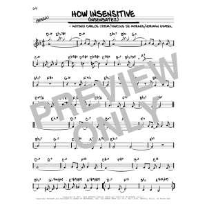 How Insensitive (Insensatez) (arr. David Hazeltine)