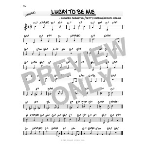Lucky To Be Me (from On The Town) (arr. David Hazeltine)