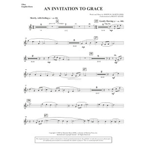 An Invitation To Grace - Oboe/English Horn