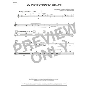 An Invitation To Grace - Bb Trumpet