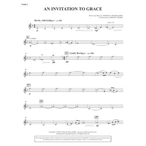 An Invitation To Grace - Violin 2