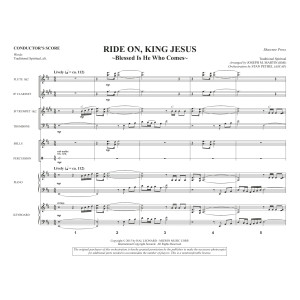 Ride On, King Jesus (arr. Joseph M. Martin) (Consort) - Full Score