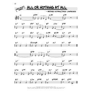 All Or Nothing At All (arr. David Hazeltine)