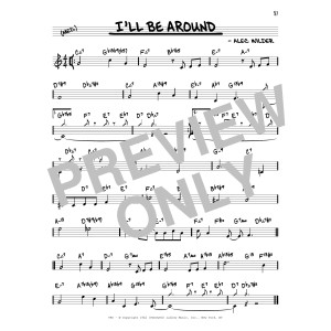 I'll Be Around (arr. David Hazeltine)