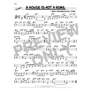 A House Is Not A Home (arr. David Hazeltine)
