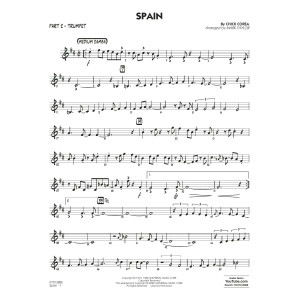 Spain (arr. Mark Taylor) - Part 2 - Trumpet